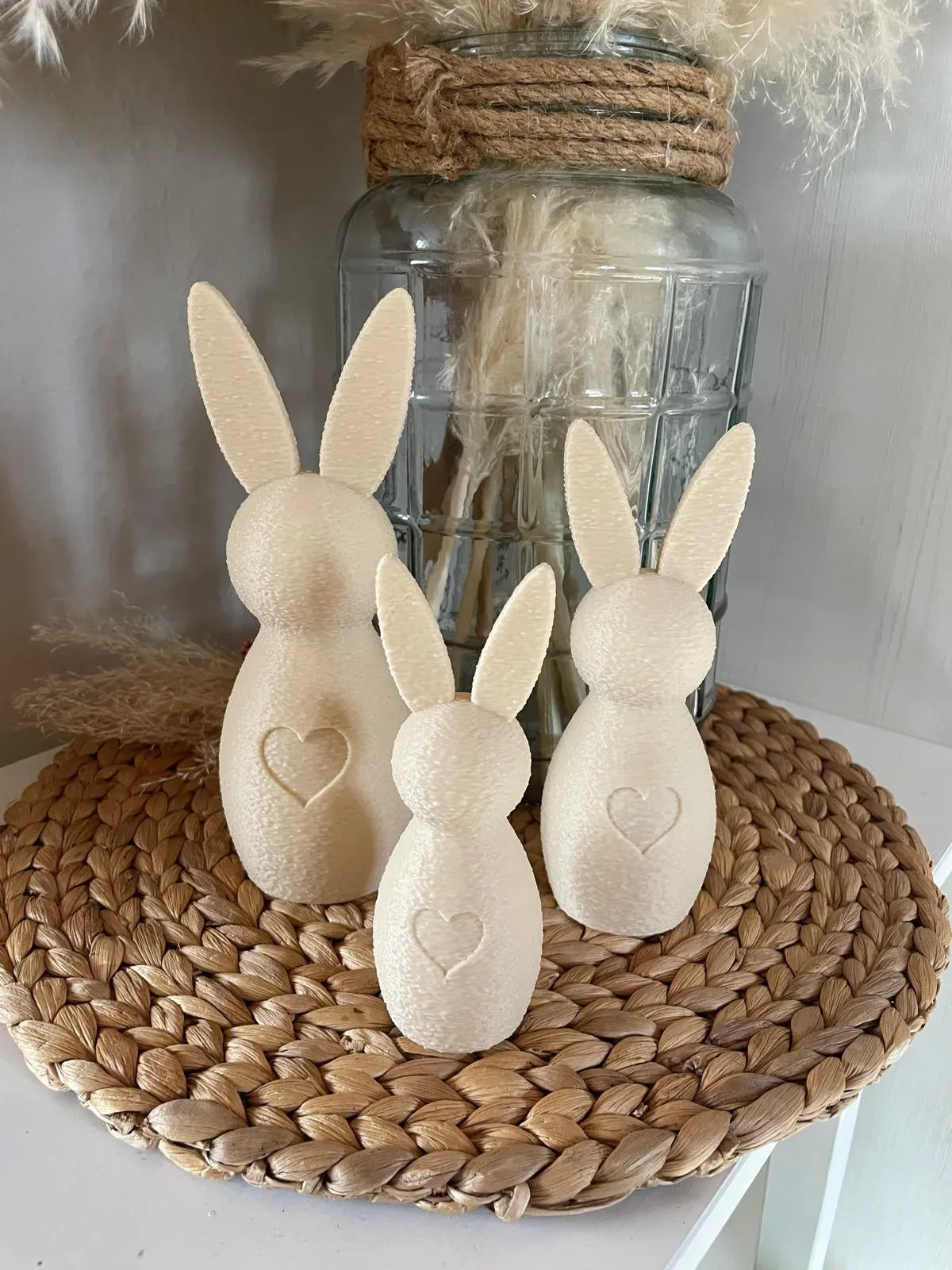 3D-Druck: Hase, creme